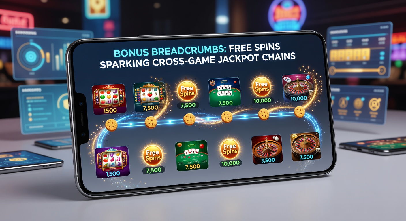 Vibrant mobile screen showing free spins cascading into multi-game jackpot wins in a casino app