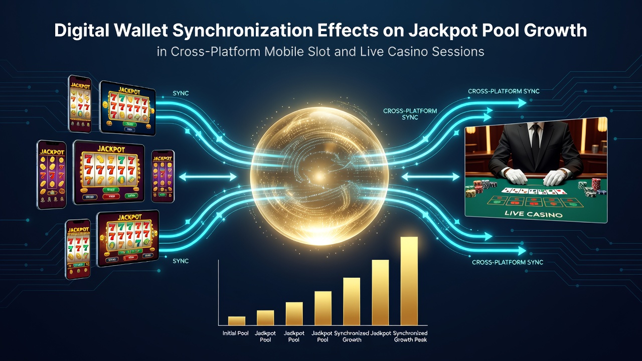 Digital wallet synchronization interface showing seamless transfers between mobile slots and live casino platforms