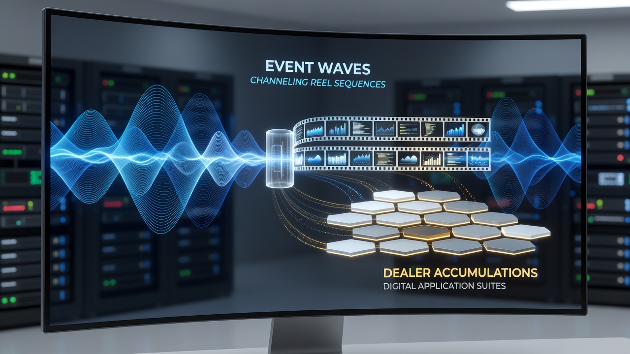 Live dealer table interface displaying accumulation totals fed from slot reel events