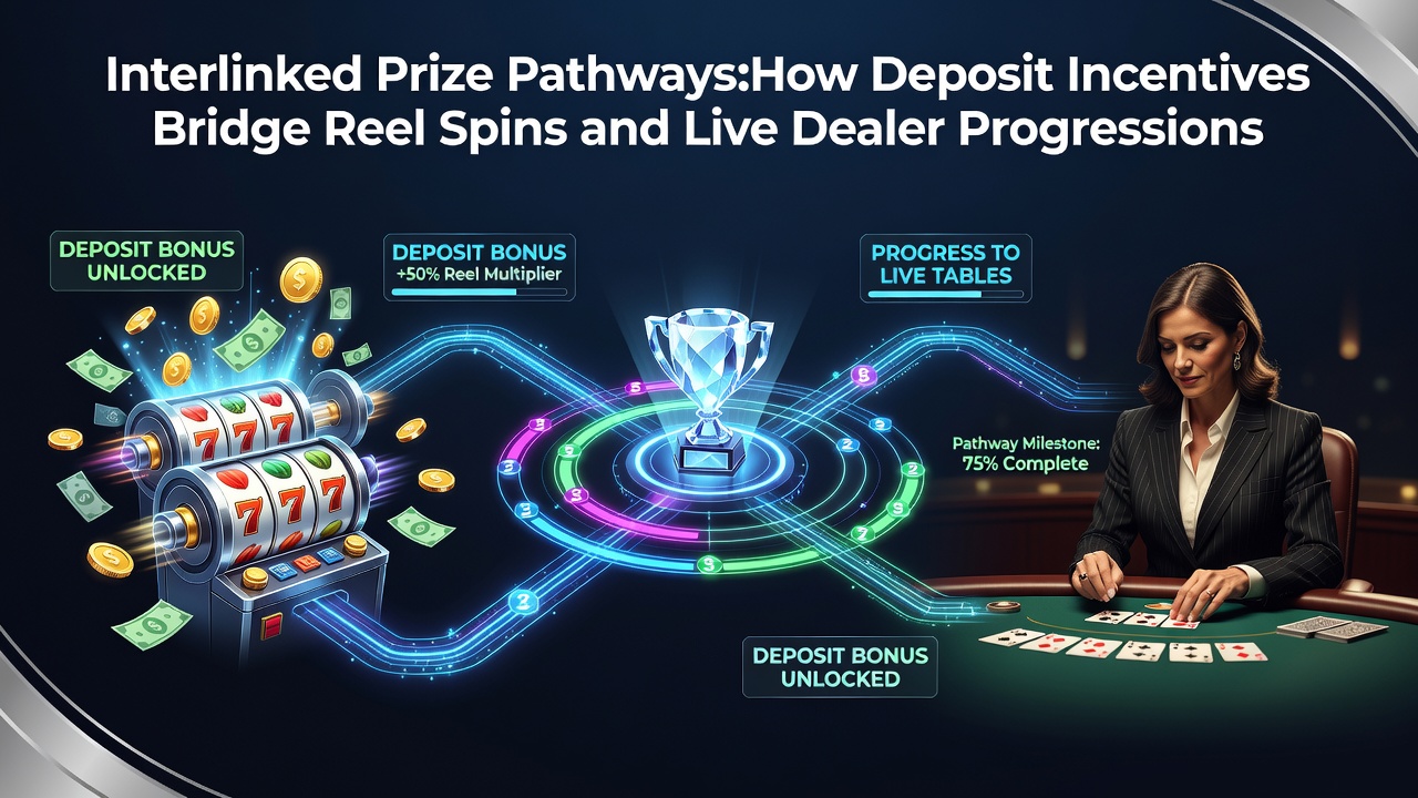 Split-screen view of slot game and live dealer table with shared bonus balance indicator on mobile screen