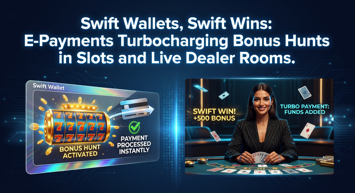 Vibrant digital wallets like Apple Pay and Google Pay connecting seamlessly to spinning slot reels and live dealer blackjack tables, symbolizing rapid transactions fueling bonus pursuits