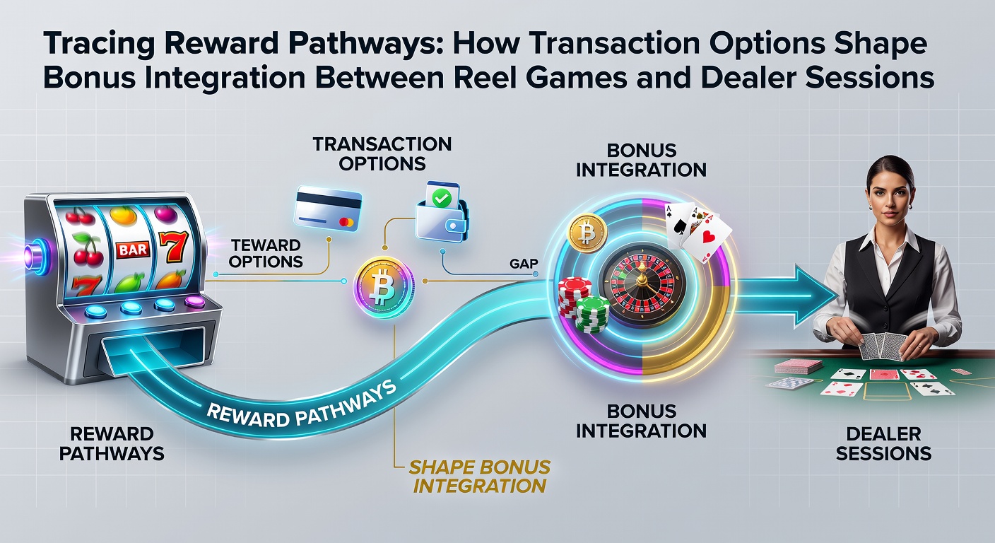 Illustration showing interconnected reward pathways between slot machine reels and live dealer gaming tables via digital payment flows